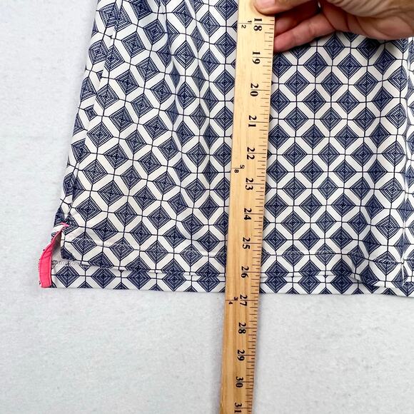 Magnolia Lane Tech Medium Masters Blue Quarter-Zip Sleeveless Polo Shirt 50SPF - Picture 9 of 9